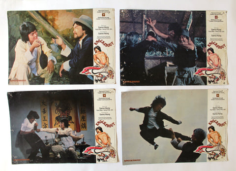 (Set of 6) Knockabout (Ka-Yan Leung) Kung Fu Film Chinese Lobby Card 70s
