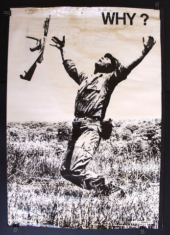 Why? Original Antiwar German Political Poster 1982