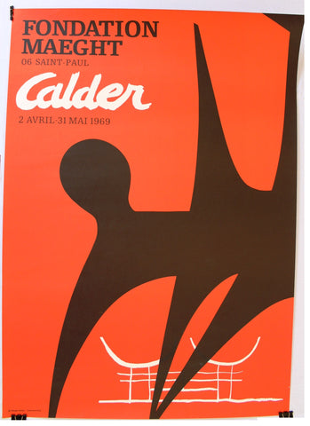 Calder, Maeght Foundation Original Exhibit Poster 1969