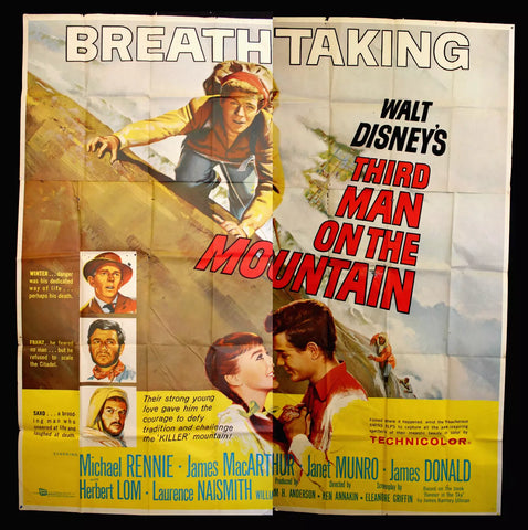 Third Man on the Mountain 6sh Poster