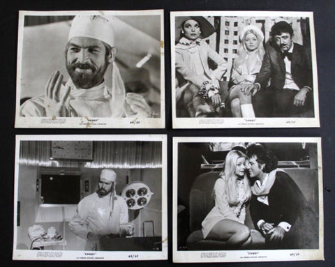 (Set of 15) Candy {Ewa Aulin} 10x8" ORG Film Lobby Cards & Photos 60s