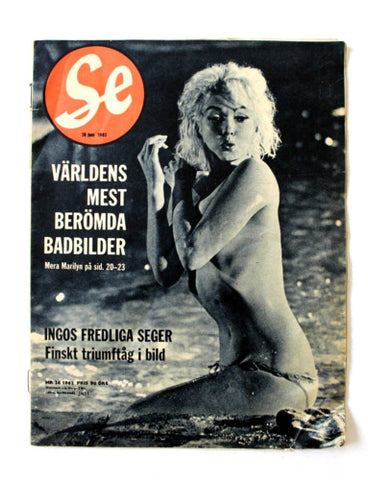 Se Swedish Marilyn Monroe #26 Magazine 1962