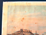Mecca Hajj (ملصق مكة المكرمة, السعودية) 62x45cm Original Framed Old Poster 1800s