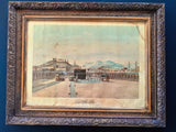 Mecca Hajj (ملصق مكة المكرمة, السعودية) 62x45cm Original Framed Old Poster 1800s