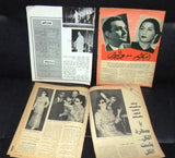 Lot of 22x Oum Kalthoum Arabic أم كلثوم Magazine Ads, Article, إعلان Clipping  30s+