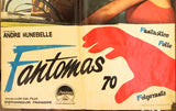 (Set of 3) FANTOMAS 70 (Jean Marais) Italian Film Lobby Card 60s