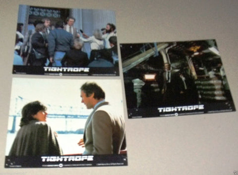 {Set of 7} TIGHTROPE {Clint Eastwood} 10X8" Movie British Lobby Cards 80s