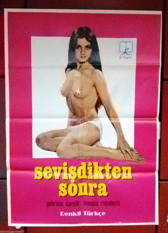Seviştikten Sonra Turkish Original Movie Poster 80s?