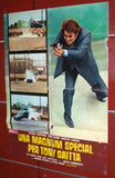 (Set of 10) UNA MAGNUM SPECIAL PER TONY SAITTA SAXON Italian Film Lobby Card 70s