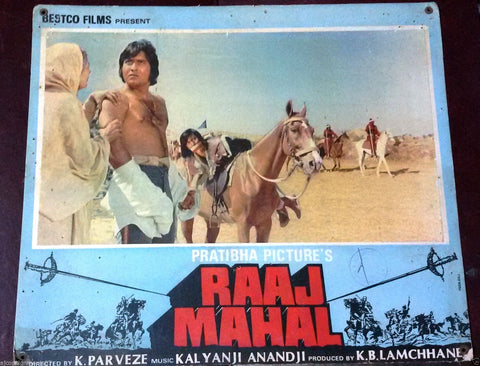 {Set of 11} Raaj Mahal {Asrani} Indian Hindi Org. Movie Lobby Card 80s