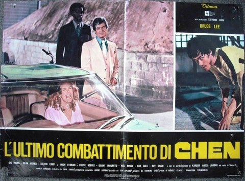Game of Death Bruce Lee Original Italian Lobby Cards 70s