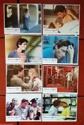 {Set of 8} American Gigalo (Richard Gere) U.S Original Lobby Cards 70s