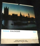 Kodak Vintage Calendar Arabic Incomplete Lebanese Beirut Printed in Dublin 1967