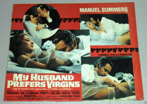 My Husband Prefers Virgins {Manuel Summers} Original Spanish Movie Program 70s