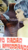 UFO Contatto Radar Stanno Atterrando Original Sci-Fi Movie Lobby Card C 1970s