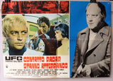 UFO Contatto Radar Stanno Atterrando Original Sci-Fi Movie Lobby Card C 1970s