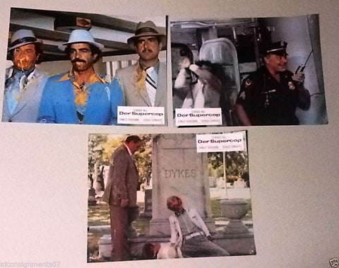 {Set of 23} Der Supercop {TERENCE HILL} 11x9" Original German Lobby Cards 70s