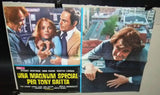 (Set of 10) UNA MAGNUM SPECIAL PER TONY SAITTA SAXON Italian Film Lobby Card 70s