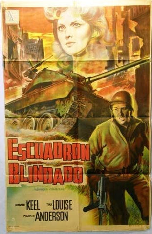 Armored Command Argentinean Movie Poster 60s