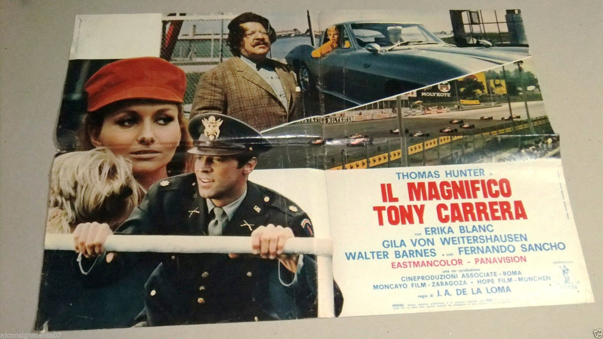 Il Magnifico Tony Carrera Original Italian Movie Lobby Card 1960s Il Magnifico Tony Carrera Original Italian Movie Lobby Card 1960s
