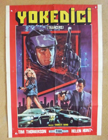 Yokedici, Trancers {Tim Thomerson} Original Turkish Movie Original Poster 80s