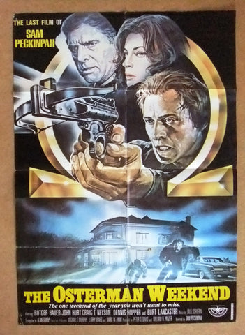 The Osterman Weekend {Rutger Hauer} 39x27" Lebanese Original Movie Poster 80s