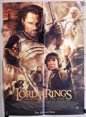 Lord of the Rings Return of the Kings Folded Original Lebanese Film Poster 2000s