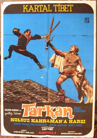 Tarkan kartal Tibet Kolsuz Kahramana Karşı Poster