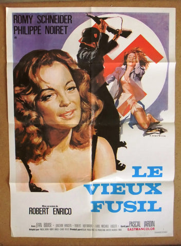 Le VIEUX FUSIL {Philippe Noiret) 39x27" Lebanese Original Movie Poster 70s