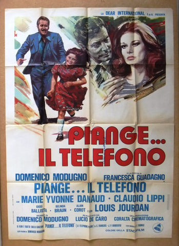 Piange... il telefono Italian Movie Poster Manifesto (2F) 70s