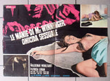 (Set of 9) LE MANIE DI MR WINNINGER OMICIDA SESSUALE Italian Film Lobby Card 70s