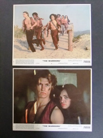 {Set of 2} The Warriors (MICHAEL BECK) Org. 8x10" U.S Lobby Cards 70s