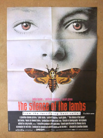 The Silence of the Lambs 27x39" Original Lebanese Movie Poster 90s
