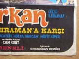 Tarkan kartal Tibet Kolsuz Kahramana Karşı Original Film Turkish poster 60s