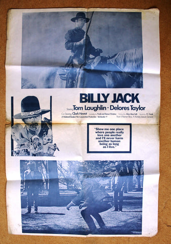 Billy Jack (Tom Laughlin) 35x24" Lebanese Movie Poster 70s?