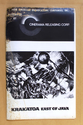 Krakatoa: East of Java (Maximilian Schell) Original Movie Pressbook 60s