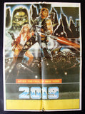 2019: After the Fall of New York Lebanese 20x27" Original Film Poster 80s