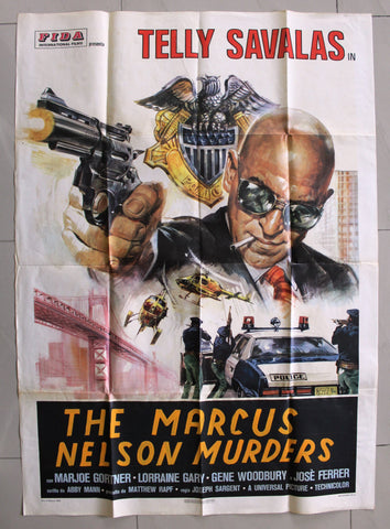 The Marcus-Nelson Murders Italian Movie Poster Manifesto (2F) 70s