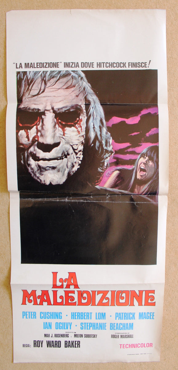 La maledizione, And Now the Screaming Starts! Italian Film Poster Loca –  Braichposters