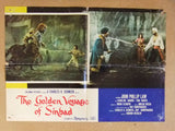 (Set of 8) The Golden Voyage of Sinbad Original Italian Film Lobby Card 70s