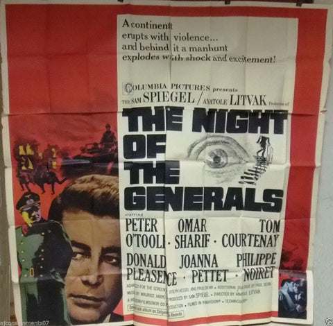 Night of The Generals 6sh Poster