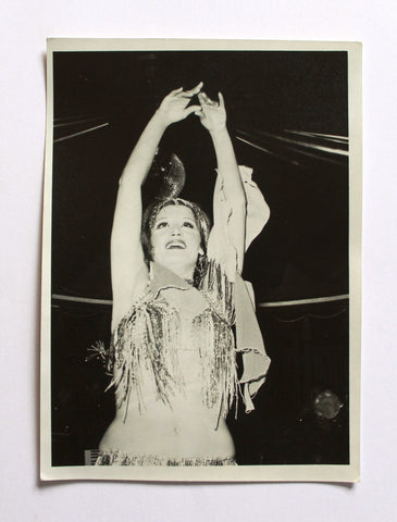صورة ممثلة وراقصة شرقية مصرية نجوى فؤاد Nagwa Fouad Belly Dancer Org Photo 60s