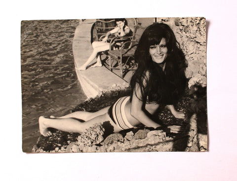 صورة ممثلة وراقصة شرقية مصرية نجوى فؤاد Nagwa Fouad Belly Dancer Org Photo 60s