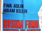 ROSINA FUMO VIENE IN CITTA' (Ewa Aulin) Italian 2F Movie Poster 60s