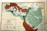 ‬كتاب أطلس التاريخ الإسلامي Atlas of Islamic History Arabic Egyptian Book 1954