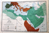 ‬كتاب أطلس التاريخ الإسلامي Atlas of Islamic History Arabic Egyptian Book 1954