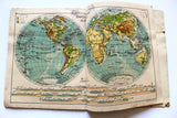‬كتاب الأطلس الابتدائي الطبعة الأولى Arabic 1st Ed World Primary Atlas Book 1926
