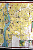 A New Map of Cairo U.A.R. Map 1966
