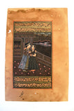 Persian Manuscript Mughal Miniature Authentic Painting (book leaf) مخطوط, منمنمة فارسية