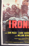 Ironmaster {Sam Pasco} Lebanese 39x27" Original Film Poster 80s